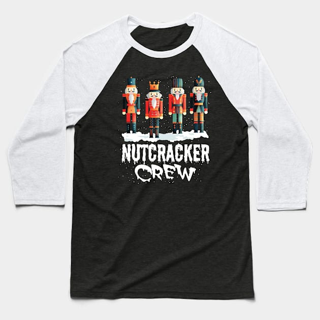 Christmas Nutcracker Team Nutcrackers Baseball T-Shirt by chidadesign